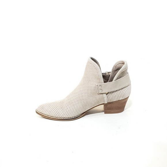 Dolce Vita Simon Booties Pointed Toe Perforated Ta - Picture 5 of 7